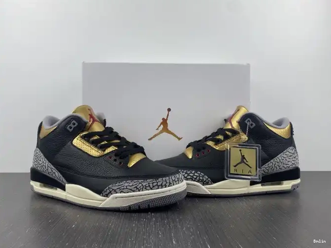 Bmlin Shoes CK9246-067 Air Black 3 Jordan Gold WMNS 0511